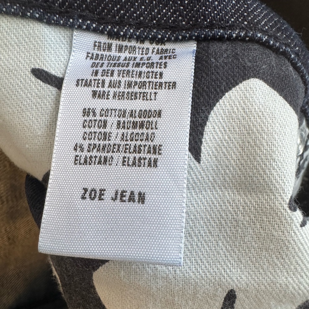 Lucky Brand Y2K Dark Indigo Zoe Jean Low Rise Flare Jeans Size 8/ W 29 Long - Picture 6 of 6